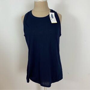 Old Navy Workout Tank Top Navy Blue S NWT